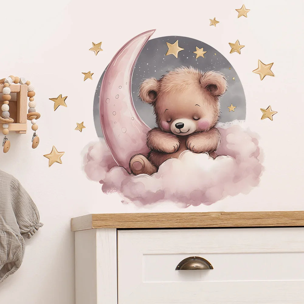 Goodnight Bear Decorative Stickers